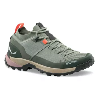 Salewa Puez 2 Knit Ptx Women's Hiking Shoes - Shadow/Olive, Size 40