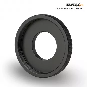 Walimex Pro T2 objektyvo – C-Mount adapteris