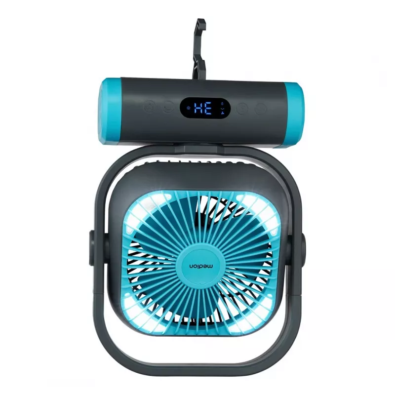 MEDION LIFE Camping Fan E10 TF (MD 12065) Pilka / Mėlyna