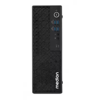 MEDION Picoworx T80 SFF MD340078 stalinis kompiuteris – Intel Core i5-13500HX, 32 GB RAM, 1 TB SSD, UHD Graphics, FreeDOS, juodas