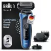Braun Series 6 61-B4500cs folijos skustuvas mėlynas