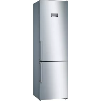 Bosch KGN397LEQ Laisvai pastatomas šaldytuvas-šaldiklis su NoFrost, VitaFresh, 363 L, Inox-look, energijos klasė E