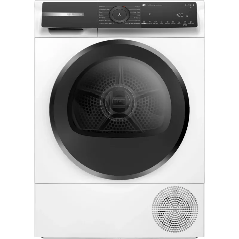 Bosch WQH245B9SN Šilumos siurblio džiovintuvas, 9 kg, A+++, baltas