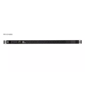 ATEN PE1216SG Metered PDU su apsauga nuo viršįtampių, IEC C20 į 16x C13, 1U, 16A, 200-240V