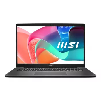 MSI Modern 14 F1MG-867NL Nešiojamas Kompiuteris - Intel Core 7 150U, 16GB RAM, 512GB SSD, 14 inch Full HD, Windows 11 Home, Sidabrinis