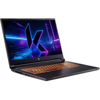 Acer Nitro V 17 AI 17,3 colio FHD 144Hz žaidimų nešiojamasis kompiuteris - Ryzen AI 5 240, 16GB, 512GB SSD, RTX 5060, be OS, Obsidian Black