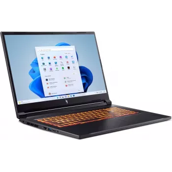 Acer Nitro V 17 AI žaidimų nešiojamas kompiuteris - AMD Ryzen AI 5 240, 17,3 colio FHD 144Hz, 16GB DDR5, 512GB SSD, GeForce RTX 5060, Windows 11 Home, Obsidian Black