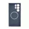 Evelatus Samsung Galaxy S24 Ultra Premium Magsafe Soft Touch Silicone Case Midnight Blue