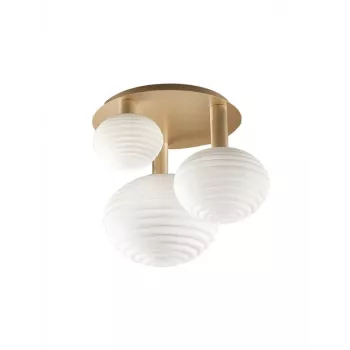 Opalla lubinis šviestuvas 3x30W E27 65cm baltas