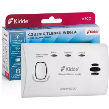 Anglies monoksido detektorius Kidde K7CO su skaitmeniniu LCD ekranu