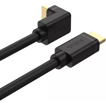 UNITEK Y-C1009 HDMI 2.0 laidas 270 laipsnių kampu 4K 3m juodas