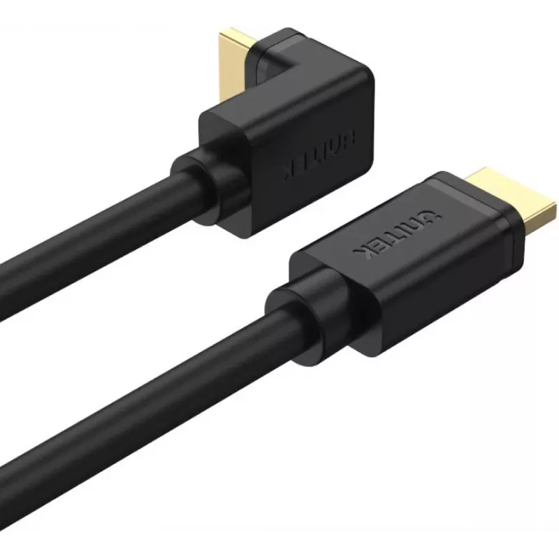 UNITEK Y-C1009 HDMI 2.0 laidas 270 laipsnių kampu 4K 3m juodas