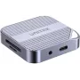 UNITEK MagSafe kortelių skaitytuvas USB-C 3.2 Gen 1 SD/Micro SD Space Gray S1244CGY01