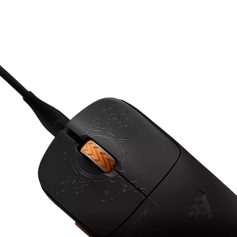 Belaidė žaidimų pelė Keychron G3-Z1, 3950 jutiklis, 8K, juoda anglies pluošto