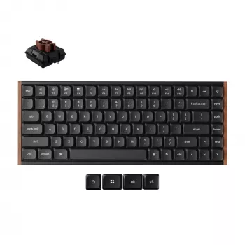 Keychron K3U-H3 75% Milk POM Brown Switch 8K Wireless Mechanical Keyboard