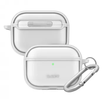 LAUT Huex Protect Dėklas, skirtas AirPods Pro (3 kartos), Baltas