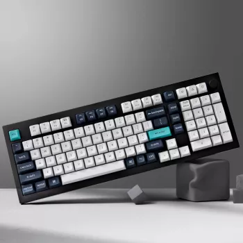 Keychron Q5M-M1 96% mechaninė klaviatūra, Gateron G Pro Red jungikliai, RGB Hot-Swap, Bluetooth 5.1 & USB-C, aliuminio korpusas