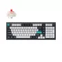 Keychron Q5M-M1 96% mechaninė klaviatūra, Gateron G Pro Red jungikliai, RGB Hot-Swap, Bluetooth 5.1 & USB-C, aliuminio korpusas