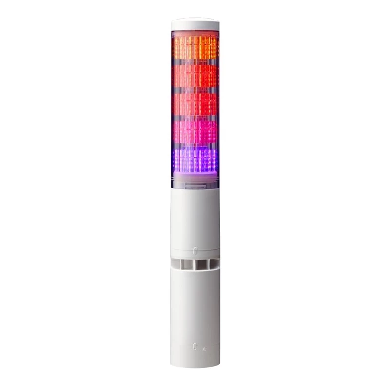 PATLITE LA6-5DTNWB-POE signalinis bokštelis su LED, 5 pakopų, PoE, programuojamas