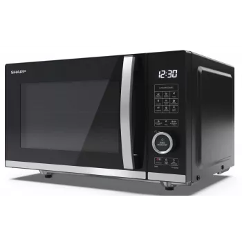 Sharp YC-QG204AE-B Kombinuota mikrobangų krosnelė su griliu, 20 l, 800 W, juoda