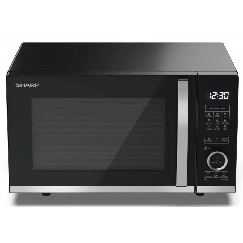 Sharp YC-QG204AE-B Kombinuota mikrobangų krosnelė su griliu, 20 l, 800 W, juoda
