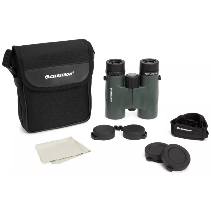 Celestron Nature DX 8x32 žiūronai BaK-4 juodi, žali