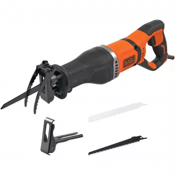 Black & Decker BES301-QS pjūklas stūmoklinis 2800 spm 750 W juodas, oranžinis