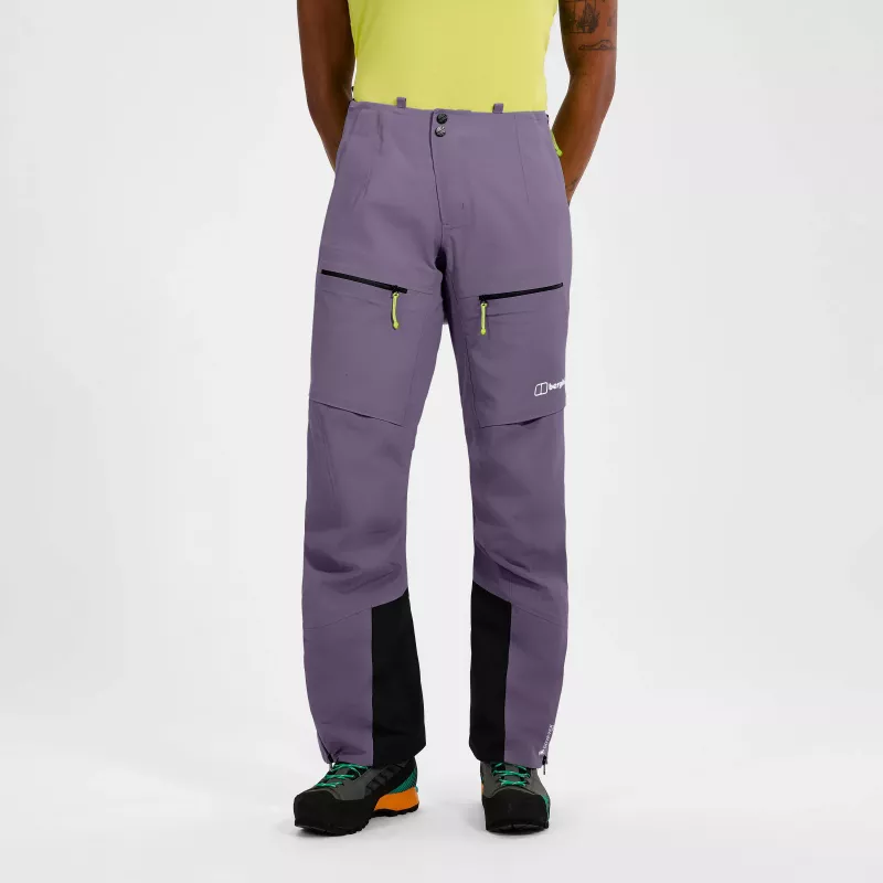 Berghaus Extrem Vanguard GTX Pant Women's Hardshell Mountain Pants - Planet Purple, Size L