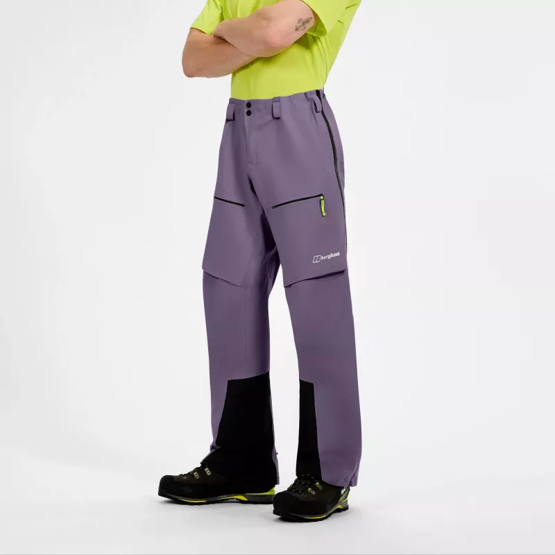 Berghaus Extrem Vanguard GTX Pant vyriškos vandeniui atsparios kelnės - Purple Planet, dydis M
