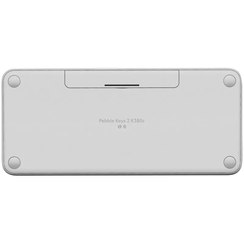 Logitech Pebble Keys 2 K380s belaidė klaviatūra, Tonal White
