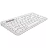 Logitech Pebble Keys 2 K380s belaidė klaviatūra, Tonal White