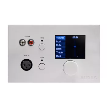 AUDAC MWX65 Rotary Volume Control 100V 60W White