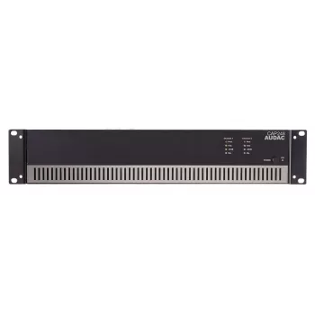 AUDAC CAP248 2 kanalų D klasės galios stiprintuvas 480W RMS 4 Ohm 1U juodas