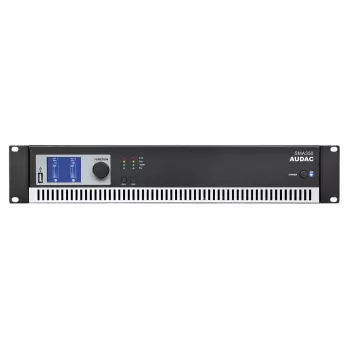 AUDAC SMA350 2 kanalų D klasės garso stiprintuvas 350 W RMS kanalui (4 Ω) juodas