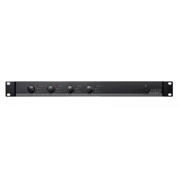 AUDAC EPA104 keturių kanalų D klasės stiprintuvas 4x100 W RMS 1U