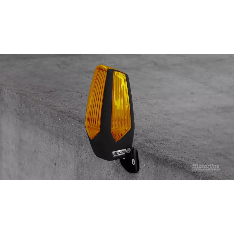 Motorline MP205 Orange LED Warning Lamp 12-230V su laikikliu (001PLM10918012)
