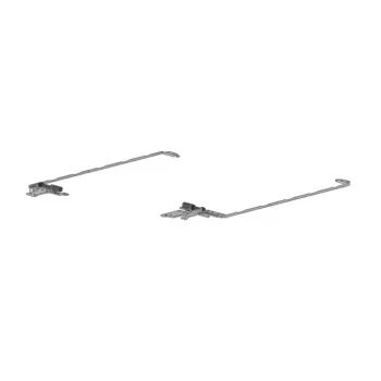 HP L52009-001 Vyrių rinkinys, skirtas HP 15-DW/15-DY/15-DA/15-DB/250 G7/255 G7 serijoms – kairysis ir dešinysis ekrano vyriai – juoda/sidabrinė