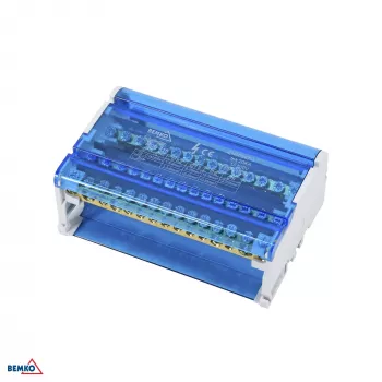 SCHELINGER Distribution Block 60 Terminals 4x15 (11x5.3mm + 2x7.5mm + 2x9.1mm)