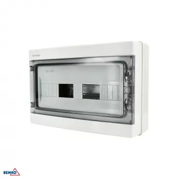 SCHELINGER A80-RHN-IP65-NPE-18P Paviršinis skirstomasis skydas IP65 18N+18PE 1x18P Pilka