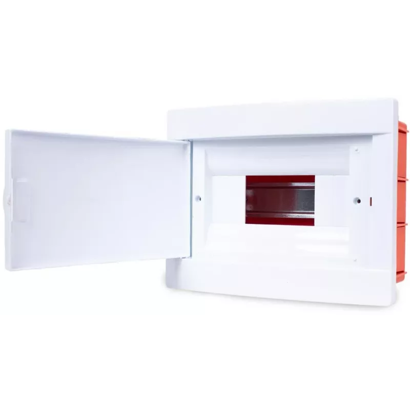 ADELID RM-PT-08P Įleidžiamasis skirstomasis skydas, 8 moduliai, baltas