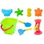 HEMAR Sand Toy Set Bucket Castle Grinder 9 Pieces