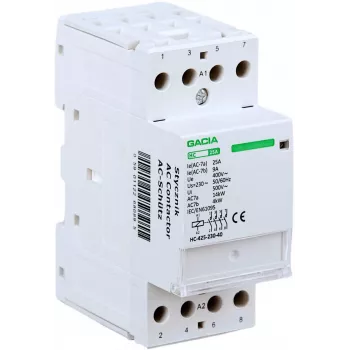 GACIA HC 4P/25A 4NO 230V modulinis kontaktoriaus