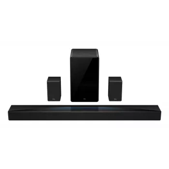 TCL Q85H PRO 5.1.2 kanalų garso juosta su belaidžiu žemų dažnių garsiakalbiu, 660W, Dolby Atmos, DTS:X, Bluetooth 5.3, Wi-Fi, HDMI 2.1 eARC, AI Sonic Adaptation