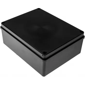 PAWBOL S-BOX 516CZ Montažinė jungiamoji dėžė 240x190x90 mm, be kabelių įvadų, IP65, juoda