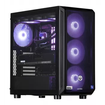 „Actina“ stalinis kompiuteris su Intel Core Ultra 9 285K, 64 GB DDR5-SDRAM, 2 TB SSD, NVIDIA GeForce RTX 5090, Midi Tower, juodas