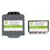 AXING SUMATOR DIGISAT QUAD+TV DQTC-104 Multiswitch (8 palydoviniai įėjimai, 1 antžeminis įėjimas, 4 vartotojų išėjimai)