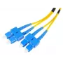 OPTIX Single-Mode Duplex SC/UPC to SC/UPC Fiber Patch Cable 2m