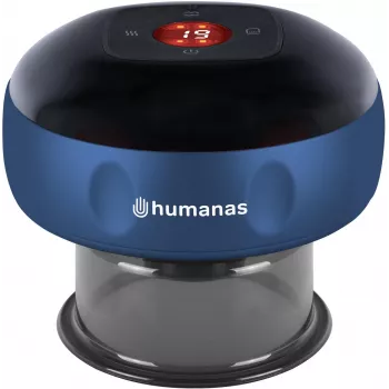 Humanas BB01 Plus elektroninis kaušinis masažuoklis - mėlynas