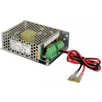 Pulsar PSB-12V3A 13.8V/3A buferinis maitinimo šaltinis, įmontuojamas, 170-260V AC įėjimas, 12-15V DC reguliuojama išėjimo įtampa, skirtas 12V švino-rūgšties akumuliatoriams 7-40Ah