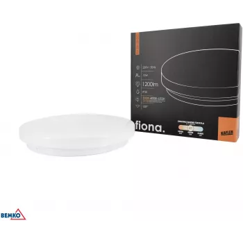 KAFLER FIONA LED lubinis šviestuvas 12W 3000/4000/6500K 1200lm IP20 baltas
